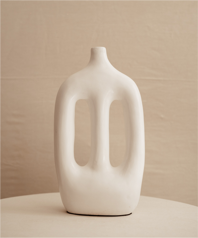 White Zelej Vase