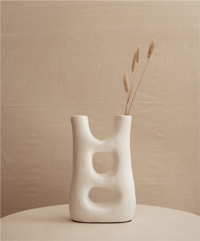 White Mina Vase