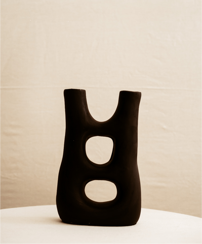 Black Mina Vase